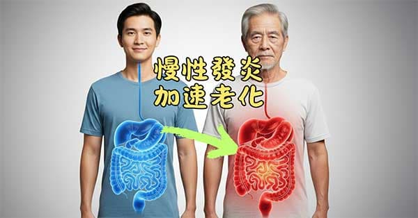 體內慢性發炎的人加速老化