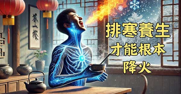 排寒養生,才是根本降火之道