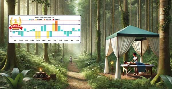 旅遊的人可以輕易取得最佳養生典範