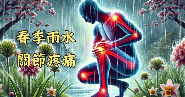 春季雨水漸增,潮濕造成關節疼痛