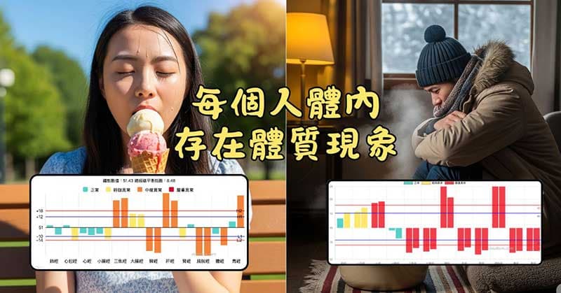 每個人的身體裡面,都存在著特定的體質現象