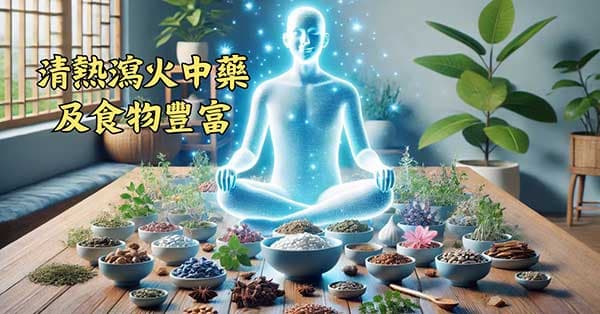 清熱瀉火的中藥及食療食材非常豐富