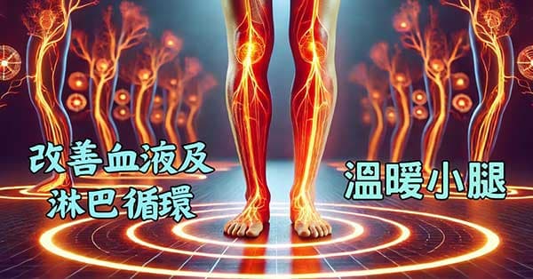 溫暖小腿可改善血液及淋巴循環