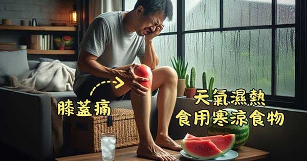 現代人在夏天食用生冷食物,誘發關節疼痛而不自知