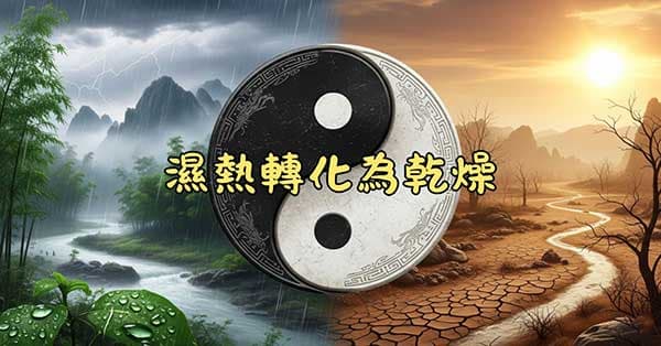 傳統中醫認為濕熱會轉化為乾燥