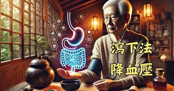 運用瀉下法,竟然也可以降血壓
