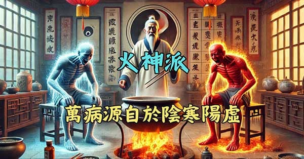 火神派面對多數疾病,都認為源自於陰寒陽虛