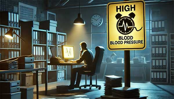 熬夜很容易出現鐵三角經絡型態,造成高血壓