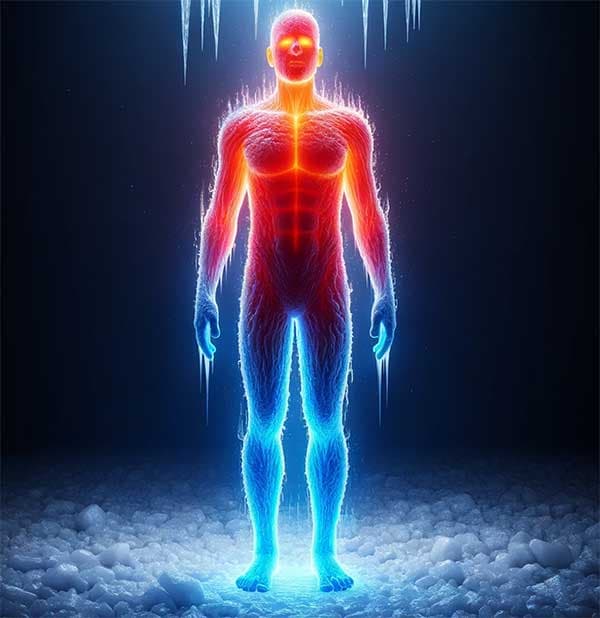 現代人普遍感到上半身熱,下半身寒