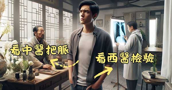 現代人生病的時候,通常不會主動選擇中醫