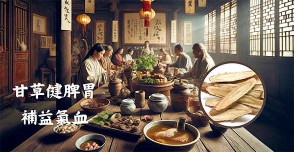 甘草可健脾胃,大補身體的氣血
