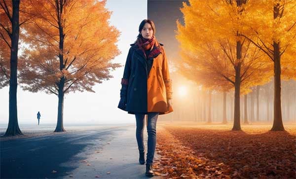 秋季早晚溫差大,進入深秋後更為明顯