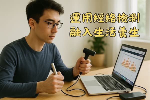 運用經絡檢測,可以融入日常生活中