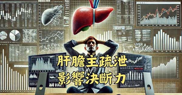 肝膽主疏泄,會影響到一個人的決斷力