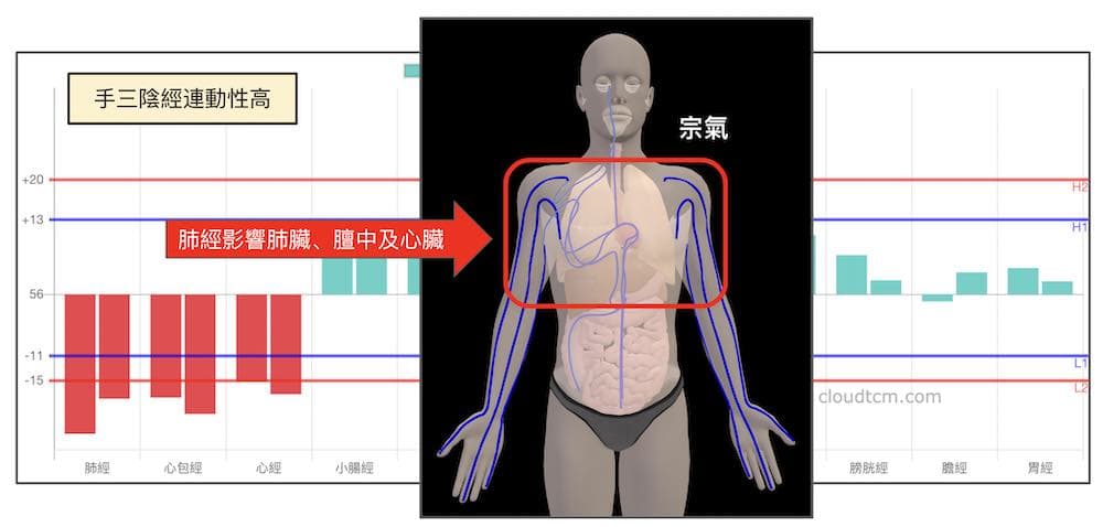 手三陰經的能量通常連動性很高