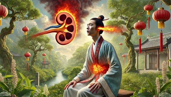 古人認為腎火旺時,會出現腰酸耳鳴