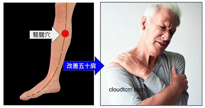 小腿的穴道，竟然可以改善五十肩