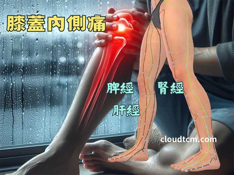 膝蓋內側痛,可能是肝經、脾經與腎經異常造成