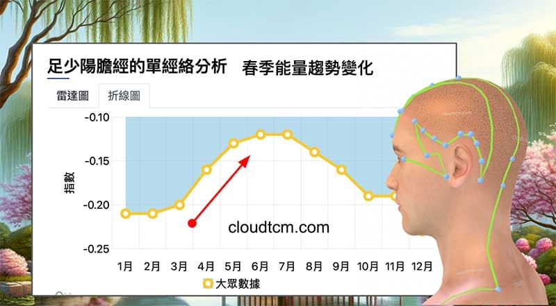 膽經在春季的能量迅速提升