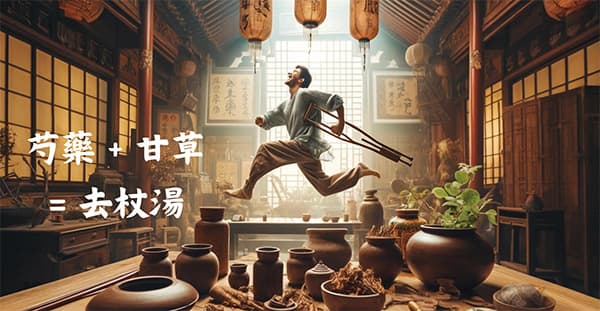 芍藥加上甘草可以緩解很多疼痛