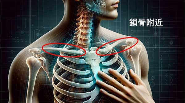 鎖骨附近的經絡氣血必須經常疏通