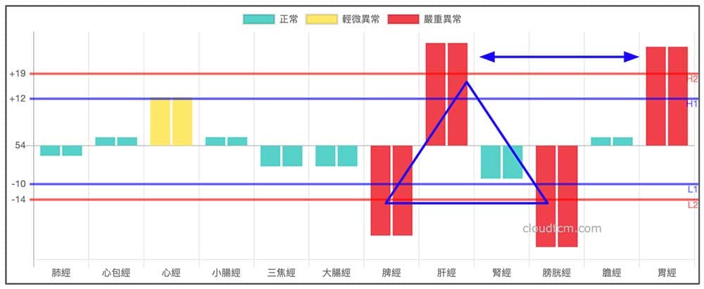 脾弱胃強基本型態