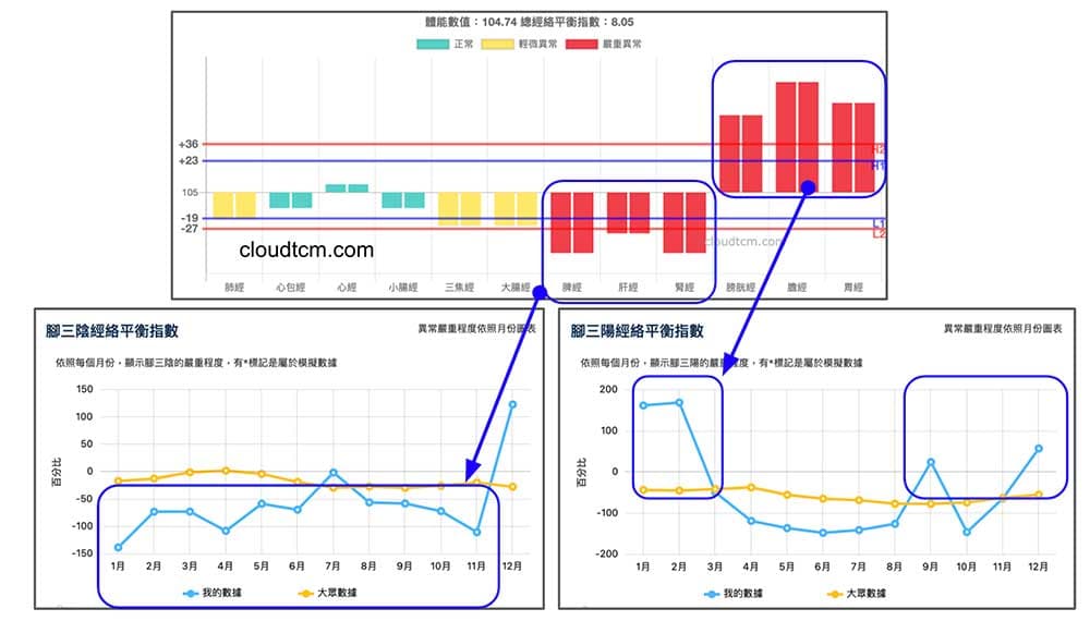 腳三陰經<0(整體出現虛證),腳三陽經>0(整體出現實證)