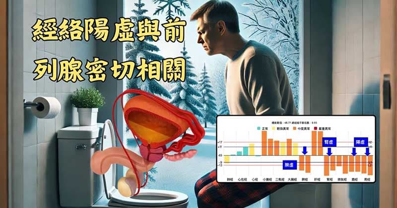經絡陽虛與前列腺疾病密切相關