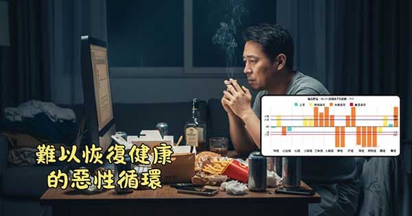 有些人難以恢復健康,進入一種惡性循環