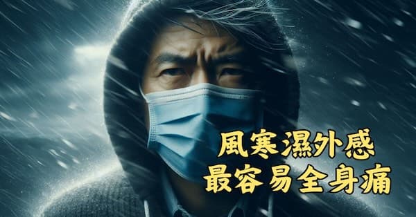 風寒濕外感傷寒,最容易出現全身痛
