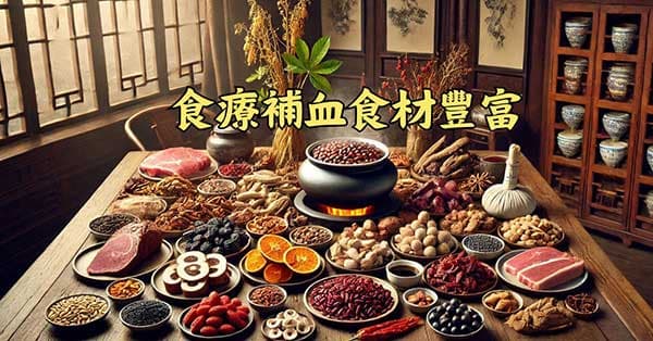 食療補血食材非常豐富