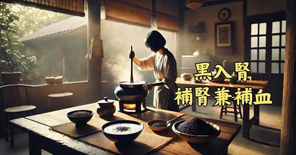 冬季運用一些黑色的食物,可以補腎兼補血