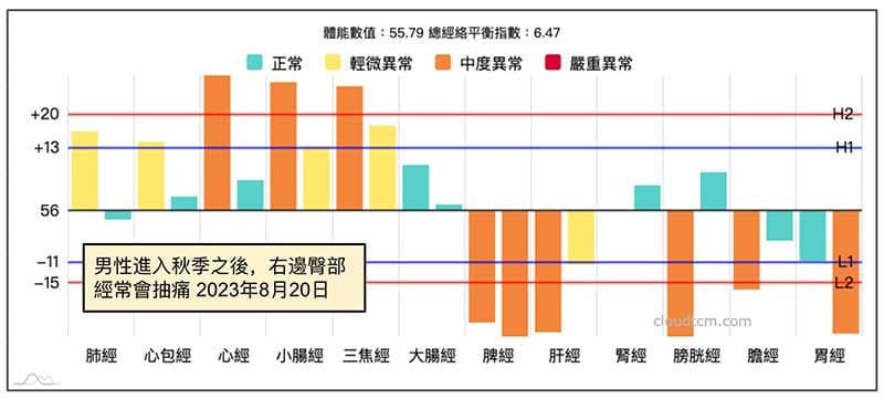 進入秋季之後右邊臀部抽痛案例