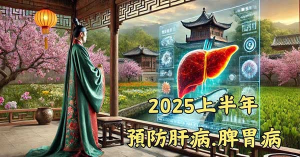 2025年上半年,要預防肝病、脾胃病