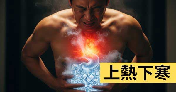 上熱下寒證