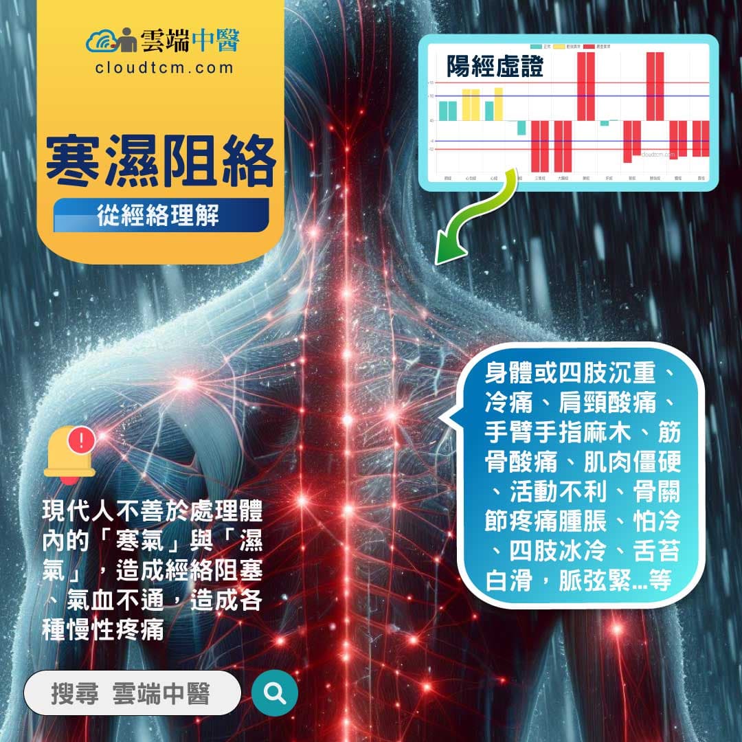寒濕阻絡經絡圖