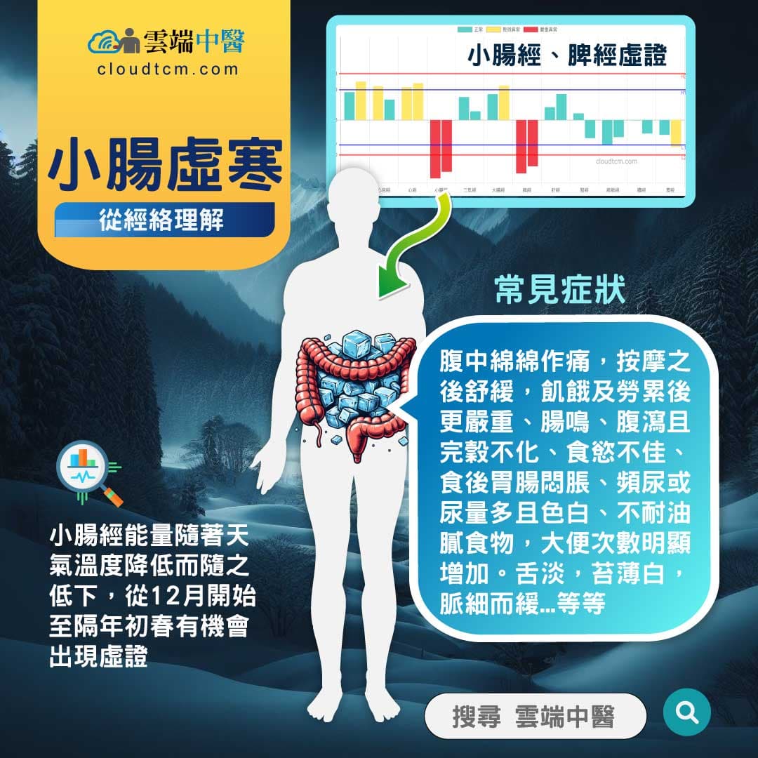 小腸虛寒經絡圖