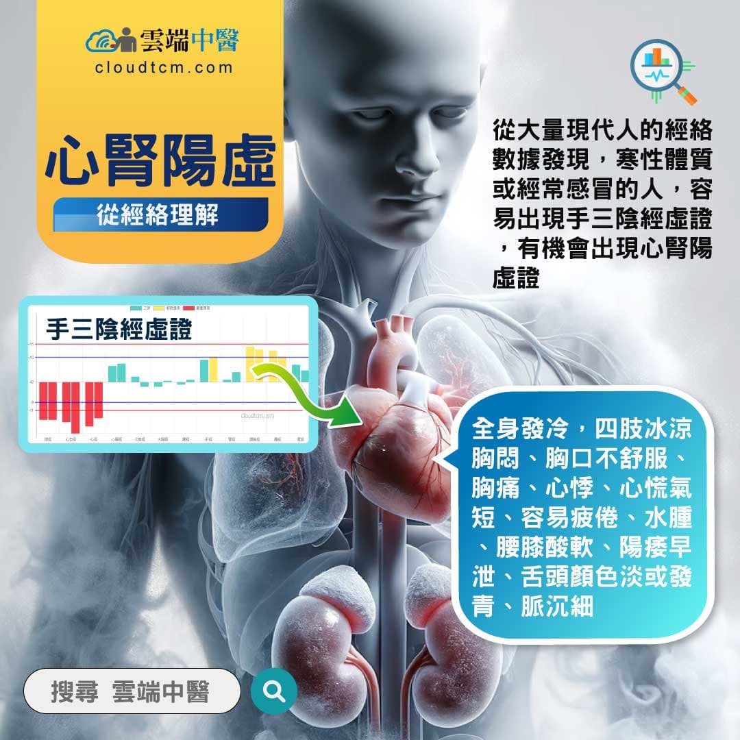 心腎陽虛經絡圖