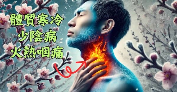體內寒氣很重的少陰病,容易出現咽喉火熱的疼痛