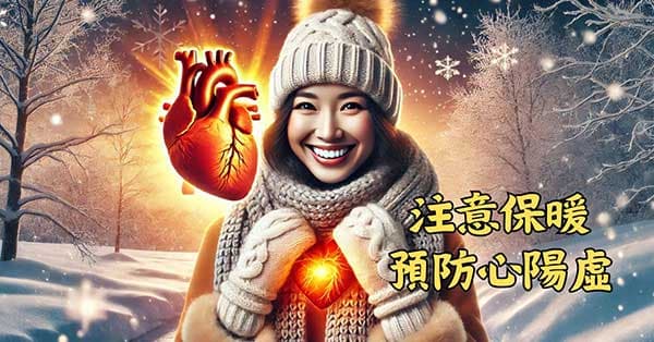 冬季注意保暖,預防心陽虛