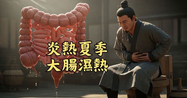 在炎熱潮濕天氣下很容易出現大腸濕熱證