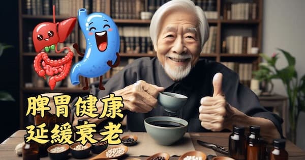 中醫認為脾胃健康的人,能夠延緩衰老