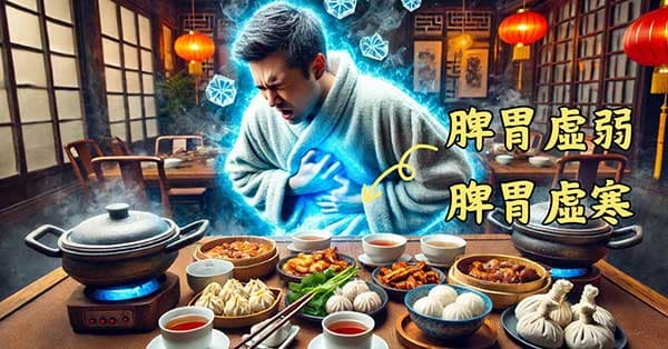 食傷脾胃證若不改善,容易演變為「脾胃虛寒證」