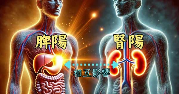 脾陽與腎陽彼此之間交互影響