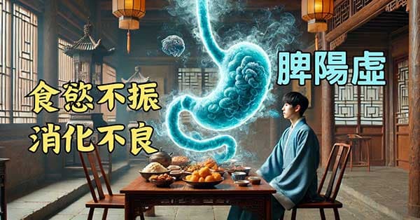 脾陽虛的人最容易食慾不振,消化不良