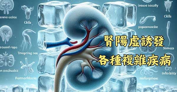 體內腎陽虛時,會出現一系列相關且複雜的症狀