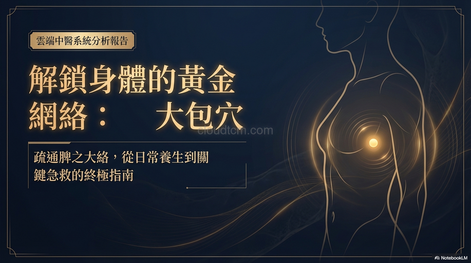 大包穴阻塞的7種症狀，按摩此穴可養生亦可急救！