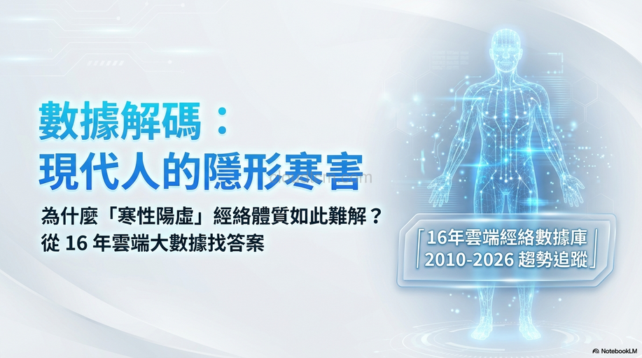 寒性陽虛經絡體質有多難解?從經絡數據找出答案!