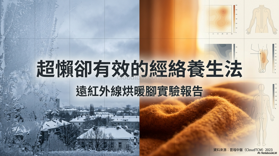 超懶卻有效的經絡養生法，遠紅外線烘暖腳實驗！