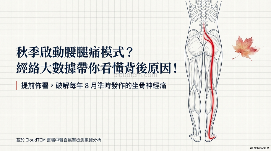 秋季啟動腰腿痛模式？經絡數據帶你看懂背後原因！